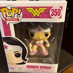 Funko Pop Heroes Wonder Woman Action Figure - Pink and White